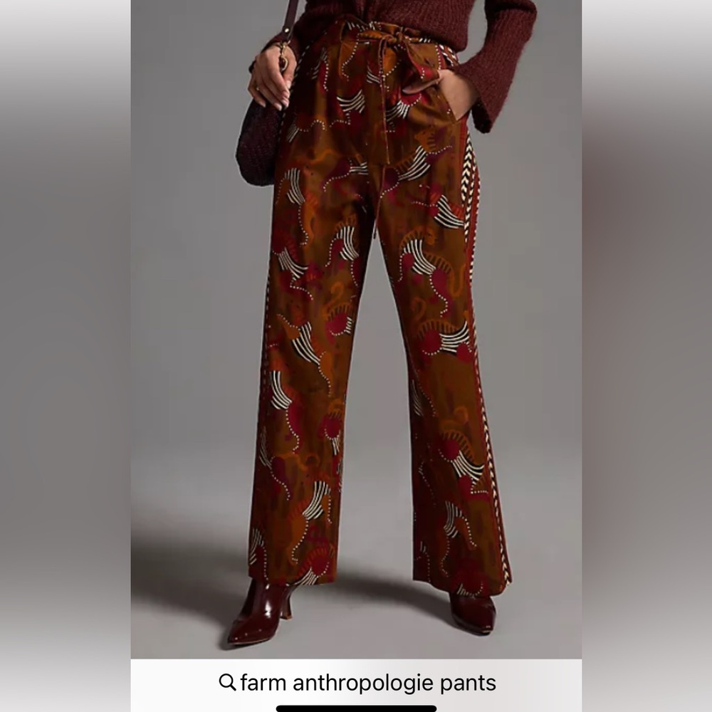 FARM Rio by Anthropology Women's Printed Wide Leg Pants